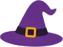 un chapeau de sorcière