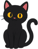 un chat noir